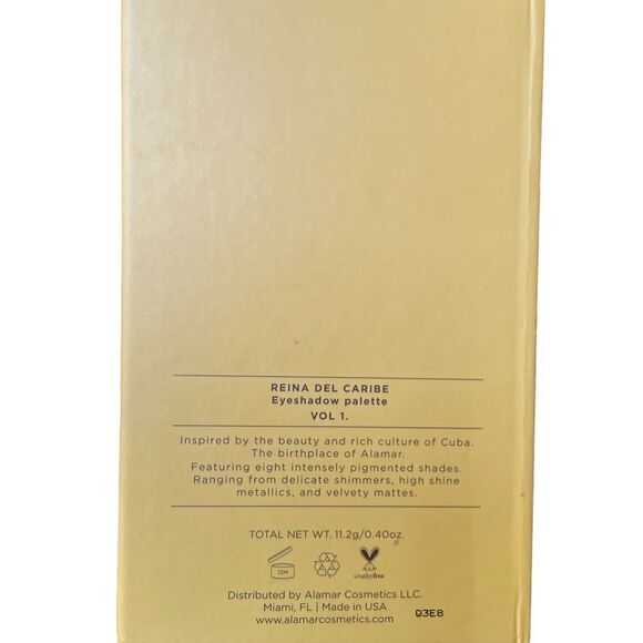 Alimar cosmetics REINA DEL CARIBE EYESHADOW PALETTE - VOLUME 1 •METALLIC & MATTE - Picture 9 of 9